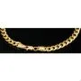 Hochglanzpoliertes Panzerarmband aus exquisitem 14k 585er Gold ca. 19cm ca. 4,5mm