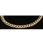 Hochglanzpoliertes Panzerarmband aus exquisitem 14k 585er Gold ca. 19cm ca. 4,5mm