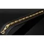 Exklusives Gold-Armband in feinem Greco Design und hochglanzpolierten Gliedern aus hochwertigem Bicolor 585er Gelb- und Weißgold (ca. 19,5 cm, 7mm)