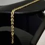 Gold-Armband aus hochglanzpoliertem 14K / 585 Gelbgold in zeitlosem Design ca. 18 cm, 4,5 mm