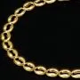 Gold-Armband aus hochglanzpoliertem 14K / 585 Gelbgold in zeitlosem Design ca. 18 cm, 4,5 mm