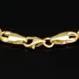Gold-Armband aus hochglanzpoliertem 14K / 585 Gelbgold in zeitlosem Design ca. 18 cm, 4,5 mm