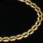 Gold-Armband aus hochglanzpoliertem 14K / 585 Gelbgold in zeitlosem Design ca. 18 cm, 4,5 mm