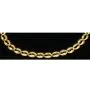 Gold-Armband aus hochglanzpoliertem 14K / 585 Gelbgold in zeitlosem Design ca. 18 cm, 4,5 mm