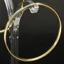 Hochwertige Creolen / Ohrringe in klassisch zeitlosem Design aus 14K 585 Gold (Gelbgold) glänzend poliert