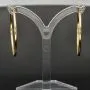 Hochwertige Creolen / Ohrringe in klassisch zeitlosem Design aus 14K 585 Gold (Gelbgold) glänzend poliert