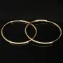 Hochwertige Creolen / Ohrringe in klassisch zeitlosem Design aus 14K 585 Gold (Gelbgold) glänzend poliert
