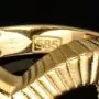 Luxuriöser Goldring für Damen mit funkelndem Herzmotiv aus 14K 585 Gold (Gelbgold) in RG ca. 57