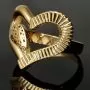 Luxuriöser Goldring für Damen mit funkelndem Herzmotiv aus 14K 585 Gold (Gelbgold) in RG ca. 57