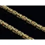 Königskette aus glänzendem 14k 585 Gold (Gelbgold) in ca. 55cm Länge (ca. 3mm breit)