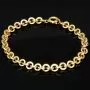 Exquisites Gold-Armband für Damen aus hochwertigem 14K 585 Gold (Gelbgold) ca. 19,0 cm Länge , 5,5mm
