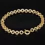 Exquisites Gold-Armband für Damen aus hochwertigem 14K 585 Gold (Gelbgold) ca. 19,0 cm Länge , 5,5mm