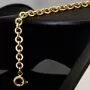 Exquisites Gold-Armband für Damen aus hochwertigem 14K 585 Gold (Gelbgold) ca. 19,0 cm Länge , 5,5mm