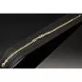 Funkelndes Infinity-Armband aus exquisitem 585 14K Gold - Längenverstellbar ca. 17,5 - 20,0 cm (Tricolor - Gelbgold und Nuancen Weißgold und Roségold)