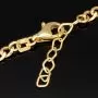Funkelndes Infinity-Armband aus exquisitem 585 14K Gold - Längenverstellbar ca. 17,5 - 20,0 cm (Tricolor - Gelbgold und Nuancen Weißgold und Roségold)