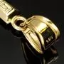 Edles Kreuz mit feinem, zeitlosem Greco Dekor aus hochwertigem Gold 14k (585er) Gelbgold