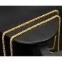 Exquisite Königskette aus hochglanzpoliertem, edlem 14k 585 Gold (Gelbgold) in ca. 60cm, 2,4 mm