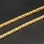 Exquisite Königskette aus hochglanzpoliertem, edlem 14k 585 Gold (Gelbgold) in ca. 60cm, 2,4 mm