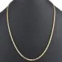 Exquisite Königskette aus hochglanzpoliertem, edlem 14k 585 Gold (Gelbgold) in ca. 60cm, 2,4 mm