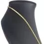 Exquisite Königskette aus hochglanzpoliertem, edlem 14k 585 Gold (Gelbgold) in ca. 60cm, 2,4 mm