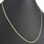 Fein fearbeitete, engmaschige Goldkette aus hochwertigem 585 / 14K Gold ca. 55cm Länge 2mm