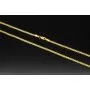 Fein fearbeitete, engmaschige Goldkette aus hochwertigem 585 / 14K Gold ca. 55cm Länge 2mm