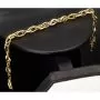 Exquisites Gold-Armband für Damen in edlem Design aus funkelndem 14K 585 Gelbgold, ca. 20cm Länge, 6mm Breite