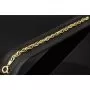 Exquisites Gold-Armband für Damen in edlem Design aus funkelndem 14K 585 Gelbgold, ca. 20cm Länge, 6mm Breite
