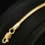 Feines Fischgräten-Goldarmband aus hochwertigem 14K 585 Gold (ca. 18cm Länge, 2mm Breite)