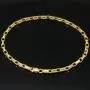 Funkelndes Ankerarmband aus echtem 585er 14K Gold – hochglanzpoliert und stilvoll verarbeitet - ca. 20,5 cm, 3 mm