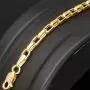 Funkelndes Ankerarmband aus echtem 585er 14K Gold – hochglanzpoliert und stilvoll verarbeitet - ca. 20,5 cm, 3 mm