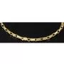 Funkelndes Ankerarmband aus echtem 585er 14K Gold – hochglanzpoliert und stilvoll verarbeitet - ca. 20,5 cm, 3 mm