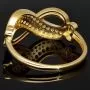 Infinity Ring für damen mit Unendlichkeitssymbol auf hochwertigem 585 14K Gold mit fein besetzten Zirkoniasteinen in ca. RG 55-56