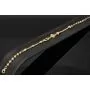 Herz-Armband aus Gold mit verschiedenen Kettenstilen, Charms und Zirkonia besetzten Elementen aus 14K 585 Gelbgold – ca. 19,5-21 cm - längenverstellbar