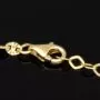 Herz-Armband aus Gold mit verschiedenen Kettenstilen, Charms und Zirkonia besetzten Elementen aus 14K 585 Gelbgold – ca. 19,5-21 cm - längenverstellbar