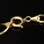 Hochglanzpoliertes Bicolor-Goldarmband aus funkelndem 14K 585 Gelb- und Weißgold mit harmonisch verschlungenen Unendlichkeitssymbolen (ca. 20cm, 7mm)