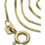 Sehr feine Venezianerkette aus 585 (14k) Gelbgold für Damen (45 cm Länge)