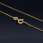 Sehr feine Venezianerkette aus 585 (14k) Gelbgold für Damen (45 cm Länge)