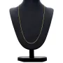 Sehr feine Venezianerkette aus 585 (14k) Gelbgold für Damen (45 cm Länge)