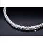 massive 7mm breite Sterling-Silber Königskette, ca. 70cm Länge, ca. 211,4g
