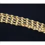 hochwertige Bohnenkette aus 585er (14 Karat) Gelbgold (ca. 66 cm; 20,8g, 7mm)