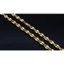 hochwertige Bohnenkette aus 585er (14 Karat) Gelbgold (ca. 66 cm; 20,8g, 7mm)