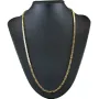 massive Premium - Königskette aus hochwertigem 14K Gold (585) in 65 cm Länge; ca. 3,3 mm breit - Made in Germany mit FBM Stempel