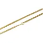 Königskette aus voll massivem 585 Gold (14 Karat) in 55 cm Länge; ca. 3,3 mm breit (ca. 40,7g) - mit FBM Stempel - Made in Germany !
