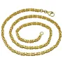 50cm lange Königskette aus voll massivem 585 Gold (14 Karat); ca. 3,2 mm breit (ca. 37,6g) - Made in Germany mit FBM Stempel