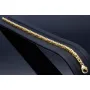 Massives Königsarmband aus Gold (585er 14k Gelbgold) mit FBM - Stempel, ca. 3,3 mm Breite, ca. 21cm lang