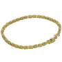 Massives Königsarmband aus Gold (585er 14k Gold), ca. 3mm Breite, ca. 21cm lang, ca. 11,8 g - Made in Germany !