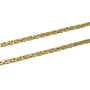 Massive Premium-Königskette aus hochwertigem 14K Gold (585) in 65 cm Länge; ca. 3mm breit (ca. 36,4g) - Made in Germany mit FBM Stempel