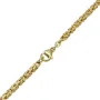 Massive Premium-Königskette aus hochwertigem 14K Gold (585) in 65 cm Länge; ca. 3mm breit (ca. 36,4g) - Made in Germany mit FBM Stempel