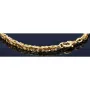 Massives Königsarmband aus Gold (585er 14k Gold), ca. 3,3 mm Breite, ca. 22cm lang, ca. 13,6g - mit FBM Stempel